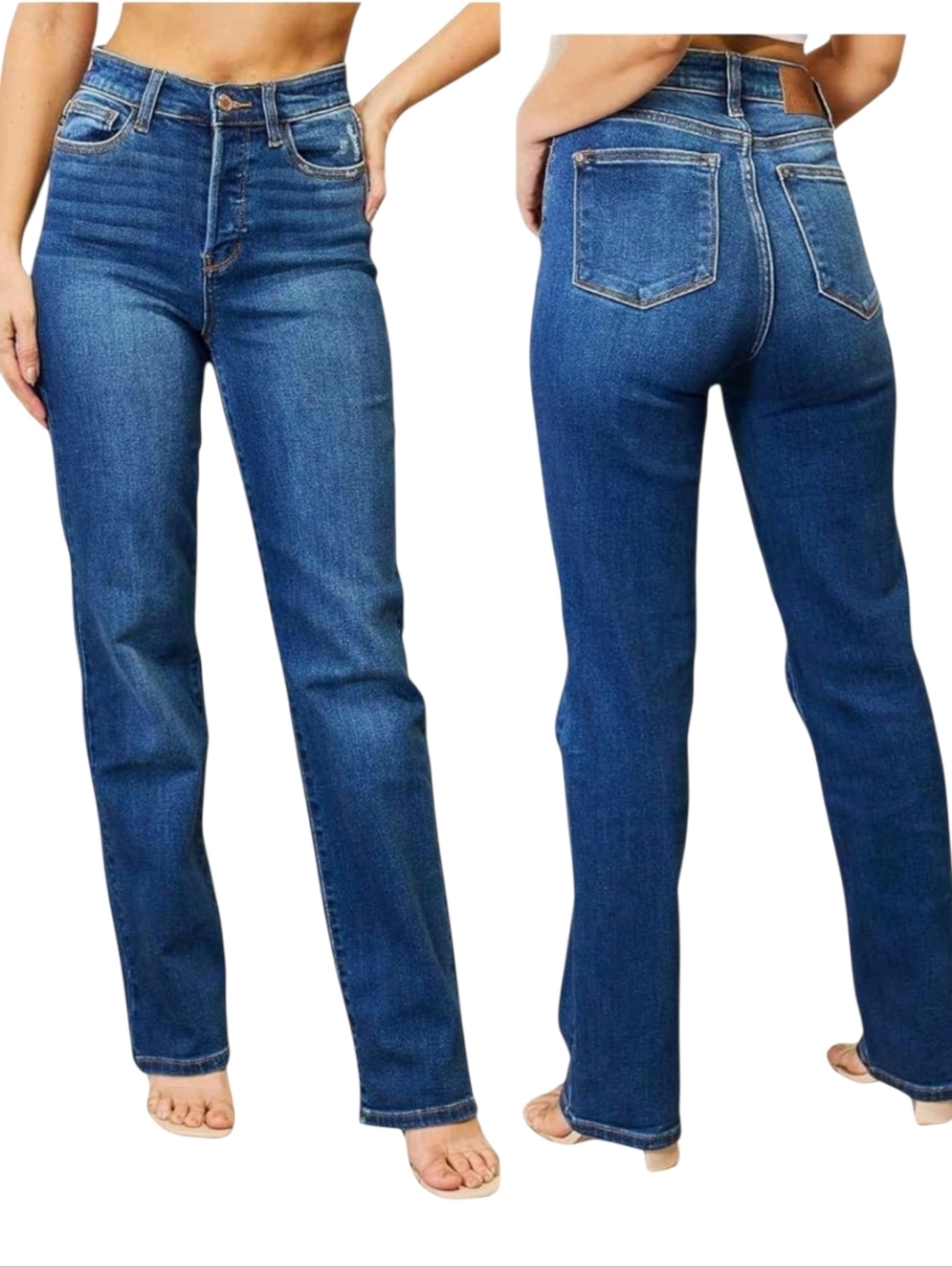 Judy Blue Los Angeles High Rise Dad Jeans Sz 13/31 Stretch Denim